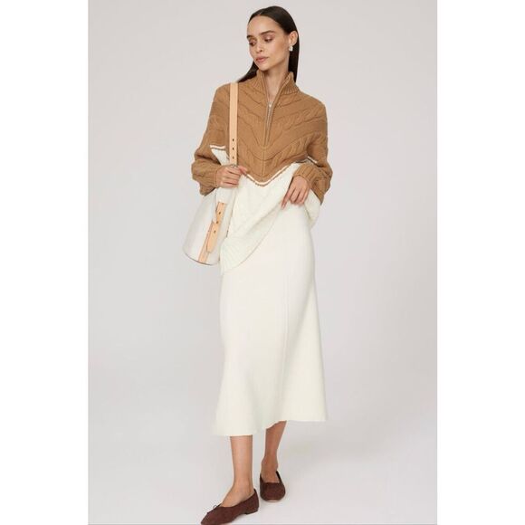 STAUD Sweaters - Staud Brown Hampton Sweater🟠